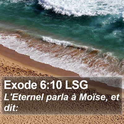 Exode 6:10 LSG Bible Verse Image