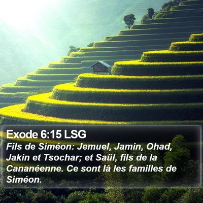 Exode 6:15 LSG Bible Verse Image