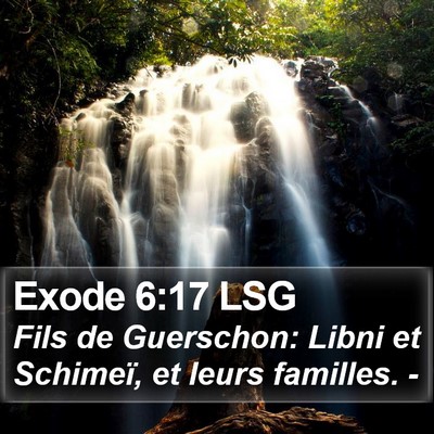 Exode 6:17 LSG Bible Verse Image