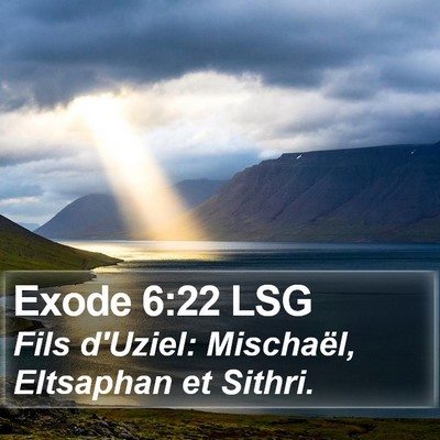 Exode 6:22 LSG Bible Verse Image