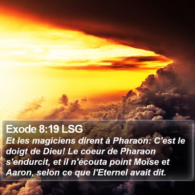 Exode 8:19 LSG Bible Verse Image