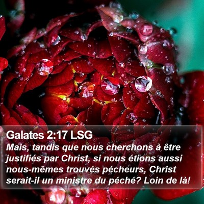 Galates 2:17 LSG Bible Verse Image