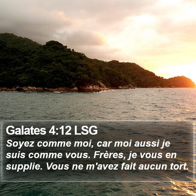 Galates 4:12 LSG Bible Verse Image