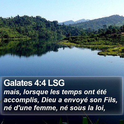 Galates 4:4 LSG Bible Verse Image