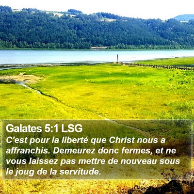 Galates 5:1 LSG Bible Verse Image