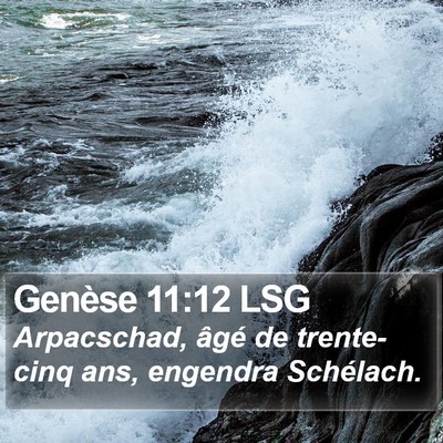 Genèse 11:12 LSG Bible Verse Image