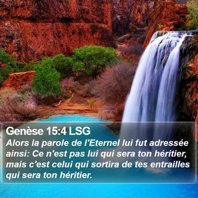Genèse 15:4 LSG Bible Verse Image