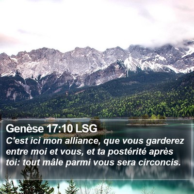 Genèse 17:10 LSG Bible Verse Image