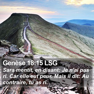 Genèse 18:15 LSG Bible Verse Image