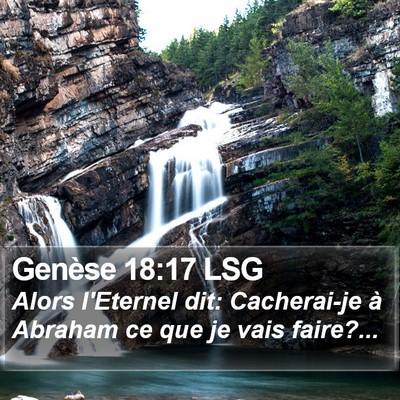 Genèse 18:17 LSG Bible Verse Image