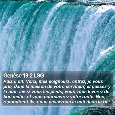 Genèse 19:2 LSG Bible Verse Image
