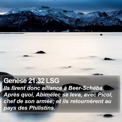 Genèse 21:32 LSG Bible Verse Image