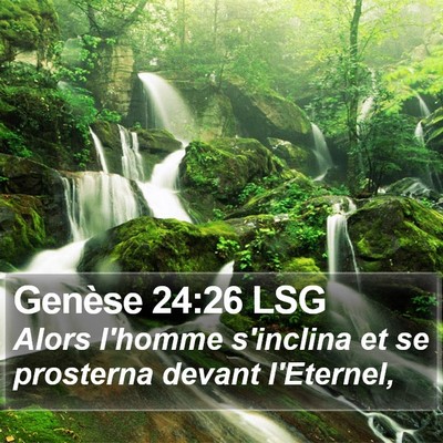 Genèse 24:26 LSG Bible Verse Image