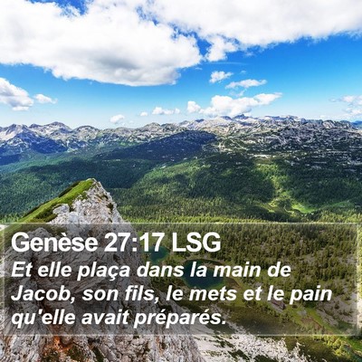 Genèse 27:17 LSG Bible Verse Image