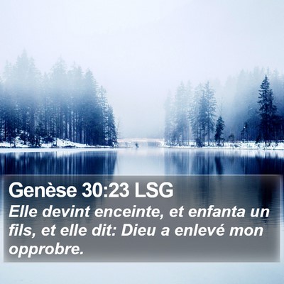 Genèse 30:23 LSG Bible Verse Image