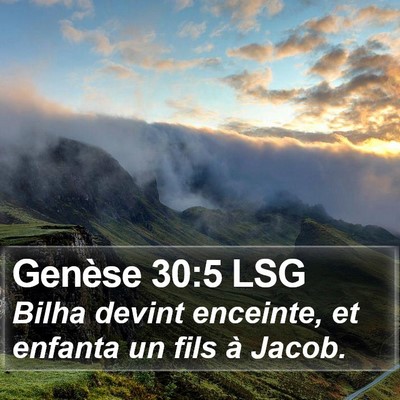 Genèse 30:5 LSG Bible Verse Image