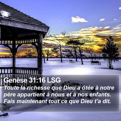 Genèse 31:16 LSG Bible Verse Image