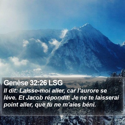 Genèse 32:26 LSG Bible Verse Image