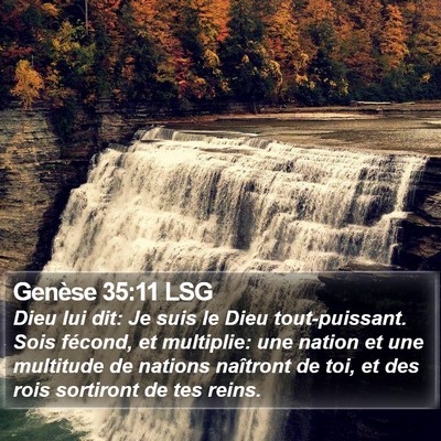 Genèse 35:11 LSG Bible Verse Image
