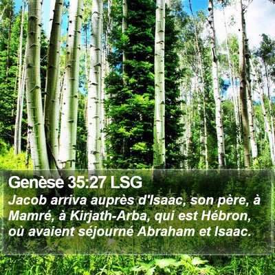 Genèse 35:27 LSG Bible Verse Image