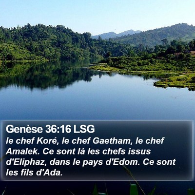 Genèse 36:16 LSG Bible Verse Image