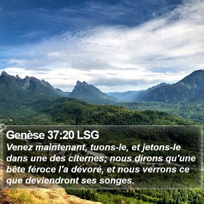 Genèse 37:20 LSG Bible Verse Image