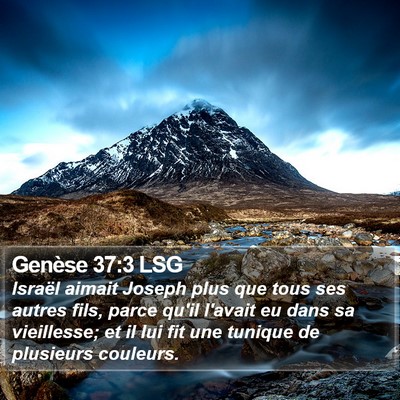 Genèse 37:3 LSG Bible Verse Image