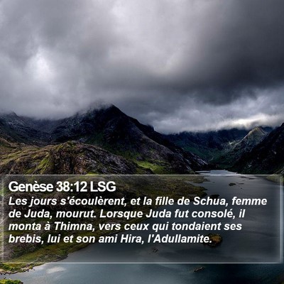Genèse 38:12 LSG Bible Verse Image