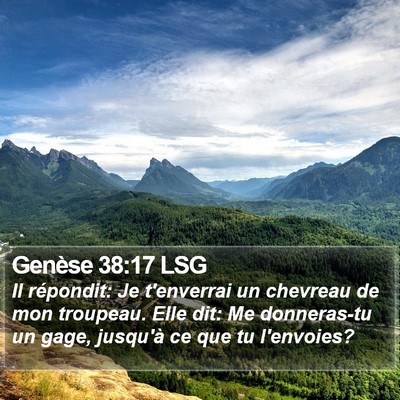 Genèse 38:17 LSG Bible Verse Image