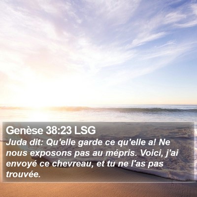 Genèse 38:23 LSG Bible Verse Image