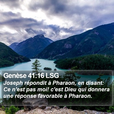Genèse 41:16 LSG Bible Verse Image