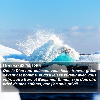 Genèse 43:14 LSG Bible Verse Image