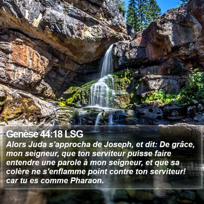 Genèse 44:18 LSG Bible Verse Image