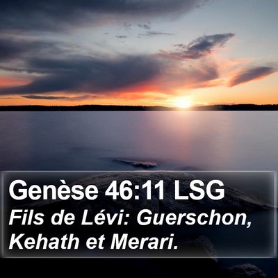 Genèse 46:11 LSG Bible Verse Image