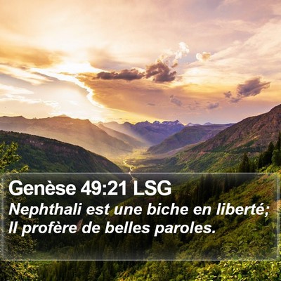 Genèse 49:21 LSG Bible Verse Image