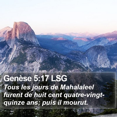 Genèse 5:17 LSG Bible Verse Image