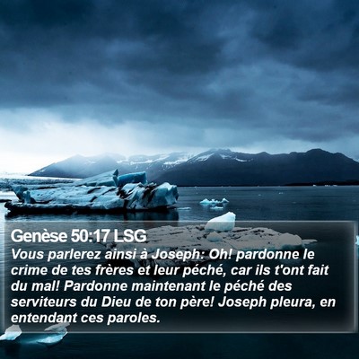 Genèse 50:17 LSG Bible Verse Image