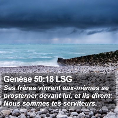 Genèse 50:18 LSG Bible Verse Image