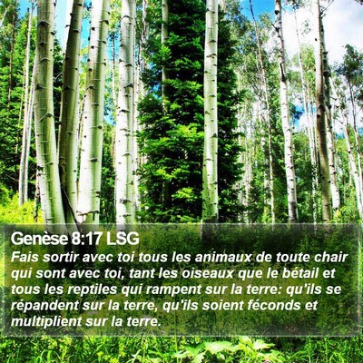 Genèse 8:17 LSG Bible Verse Image