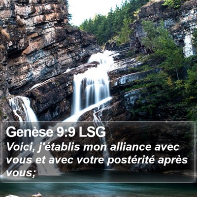 Genèse 9:9 LSG Bible Verse Image