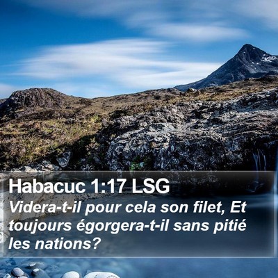Habacuc 1:17 LSG Bible Verse Image