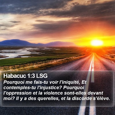 Habacuc 1:3 LSG Bible Verse Image