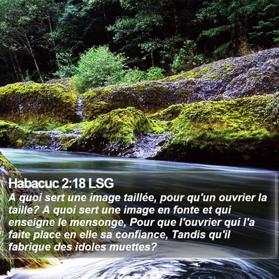 Habacuc 2:18 LSG Bible Verse Image