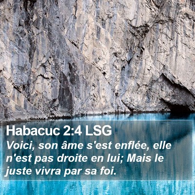 Habacuc 2:4 LSG Bible Verse Image