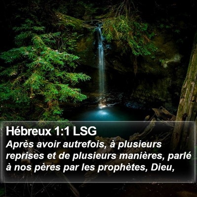 Hébreux 1:1 LSG Bible Verse Image