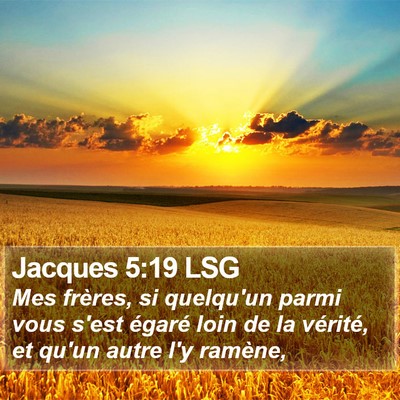 Jacques 5:19 LSG Bible Verse Image
