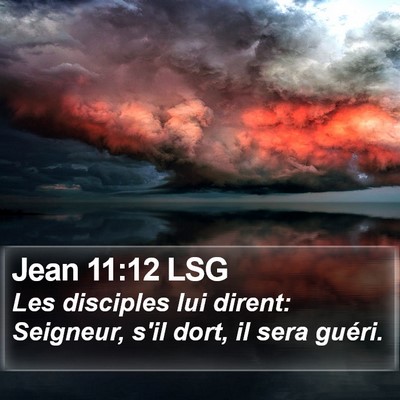 Jean 11:12 LSG Bible Verse Image