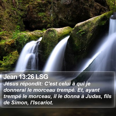 Jean 13:26 LSG Bible Verse Image