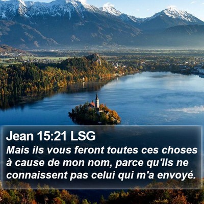 Jean 15:21 LSG Bible Verse Image