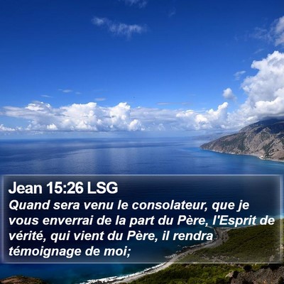Jean 15:26 LSG Bible Verse Image
